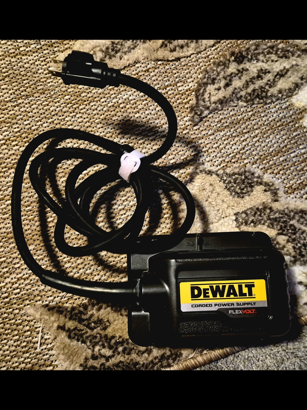 DeWALT Black Corded Power Supply Charger (FlexVolt)